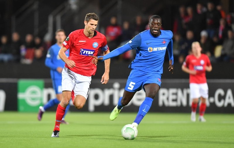 FCSB, umilință în Conference League: 0-5 în Danemarca, la Silkeborg