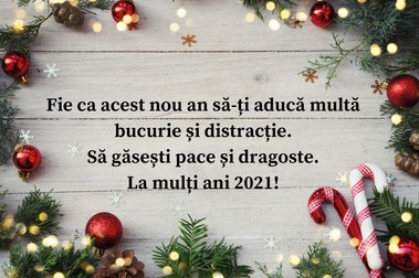 Urări de Anul Nou 2021