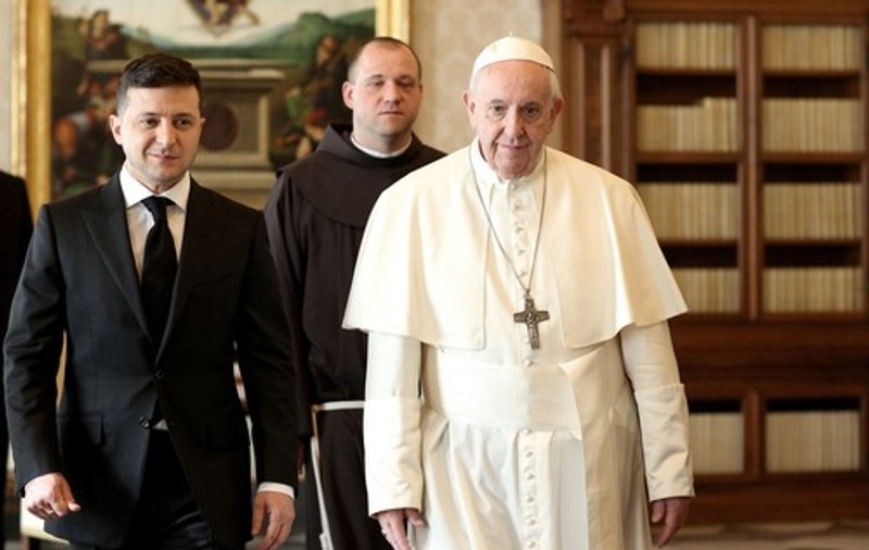 Papa Francisc, dorit de Ucraina să medieze conflictul cu Rusia