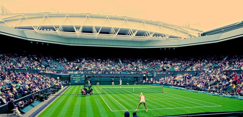 Tipuri de teren de tenis - teren pe iarbă, Wimbledon