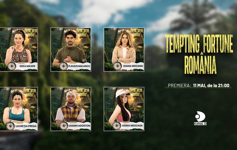 Lista completă a concurenților de la Tempting Fortune România. Deea Maxer, Tavi Clonda și Jean Gavril sunt printre participanți