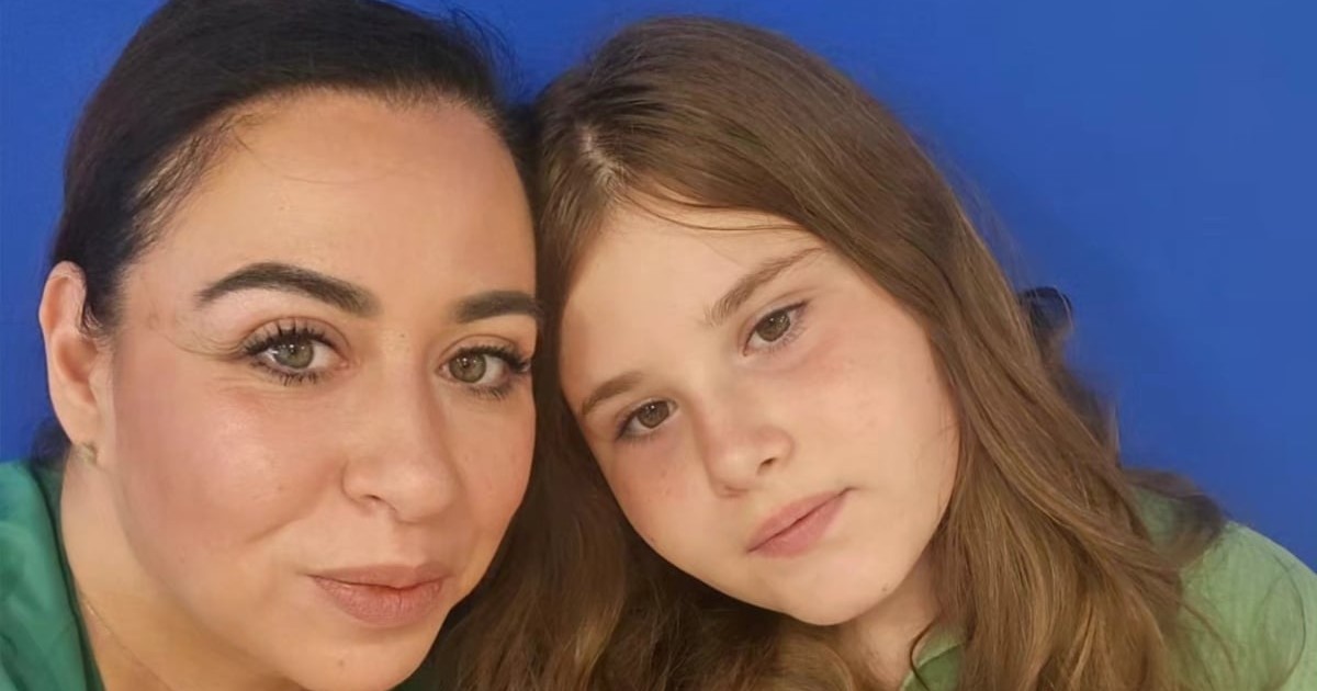 Oana Roman și fiica ei, Isabela