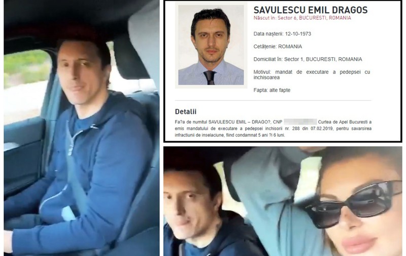 Primele imagini cu fugarul Săvulescu, condamnat la 5 ani și șase luni de închisoare în România