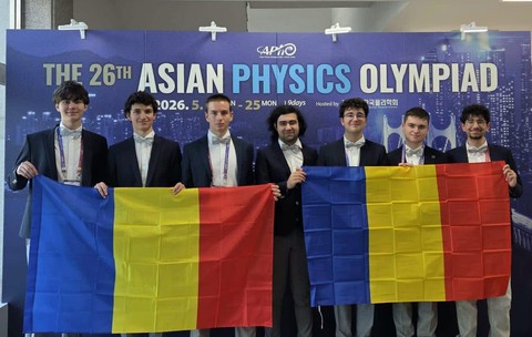 Șase medalii și o mențiune pentru lotul României la Olimpiada Asiatică de Fizică din Coreea de Sud