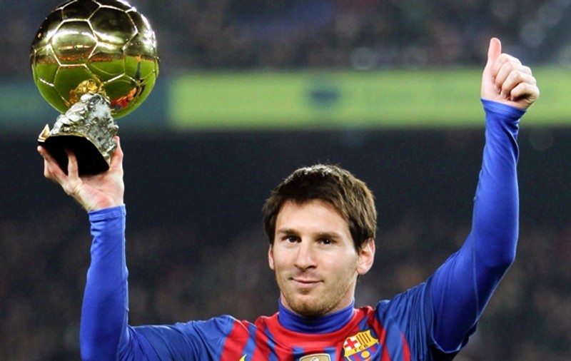Lionel Messi a câştigat BALONUL DE AUR 2012!