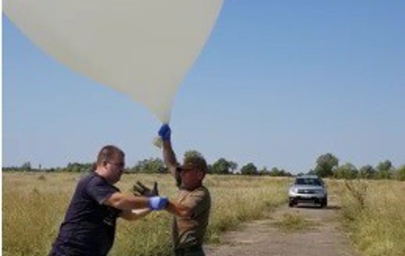 Avion fără pilot, lansat în stratosferă din poligonul Capu Midia / VIDEO