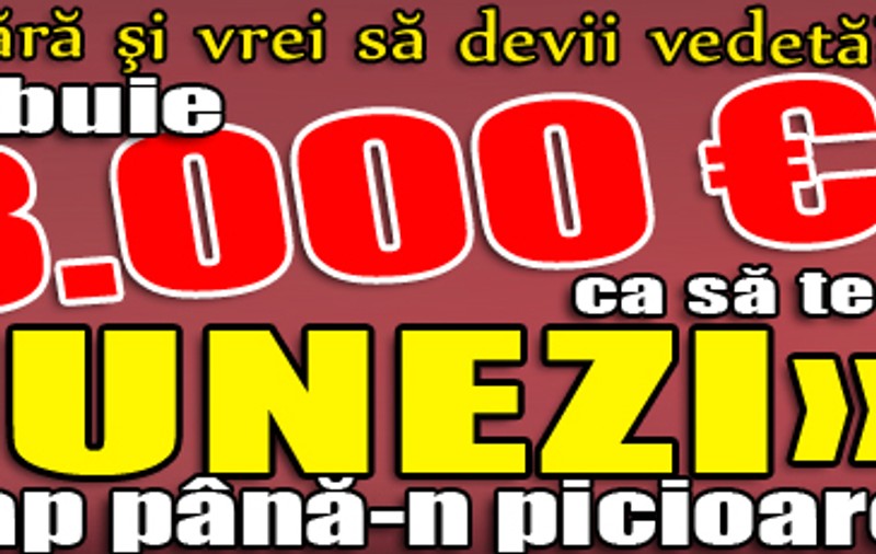 Eşti tânără şi vrei să devii vedetă? Îţi trebuie 43.000 € ca să te «tunezi» din cap până-n picioare
