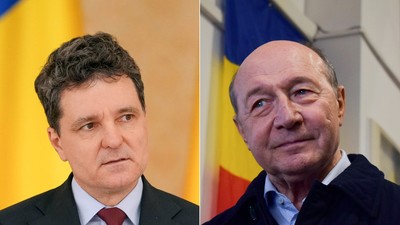 Nicusor Dan, Traian Basescu. Fotografii Hepta