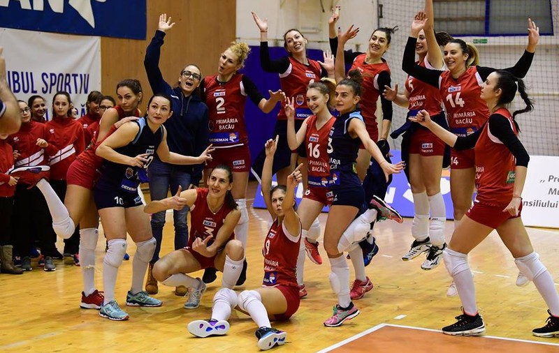 Volei Alba Blaj - Știința Bacău, semifinala Cupei CEV la volei feminin