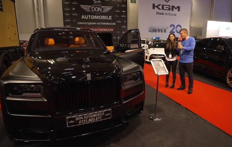 Cea mai spectaculoasă și mai scumpă mașină de la Salonul Auto București e un monstru al eleganței