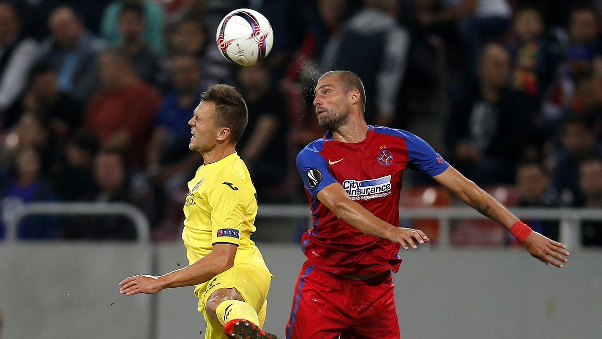 Tamaș s-a descurcat bine în meciul Steaua - Villarreal