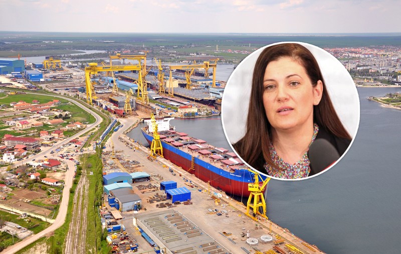 INTERVIU. Șefa de organizație PSD, numită în conducerea Șantierului Naval 2 Mai, spune că nu a întrebat-o nimeni înainte să fie pusă în funcție: „Eu nu ştiu ce înseamnă activitatea şantierului naval”