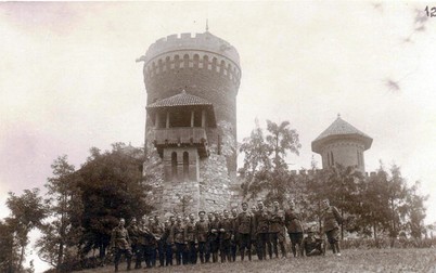 Castelul Vlad Țepeș în anul 1929