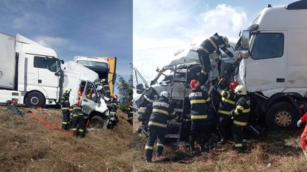 Misiune caritabilă sfârșită tragic pe DN6 Sursa foto: Colaj Facebook/ DRDP Timișoara