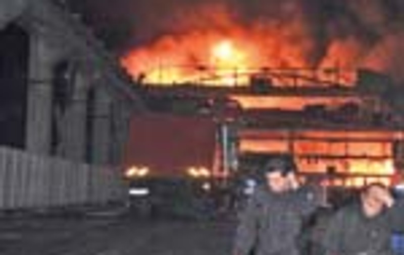 Incendiu de proportii in Capitala