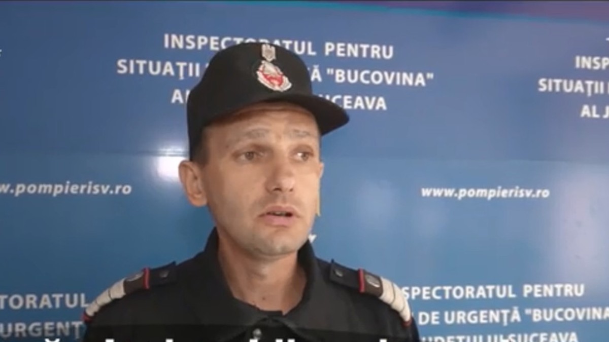 Primul pompieri dotat cu cameră de filmat pe cască este din Suceava