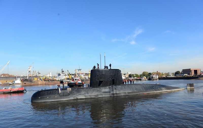 O explozie a avut loc în zona în care a dispărut submarinul argentinian