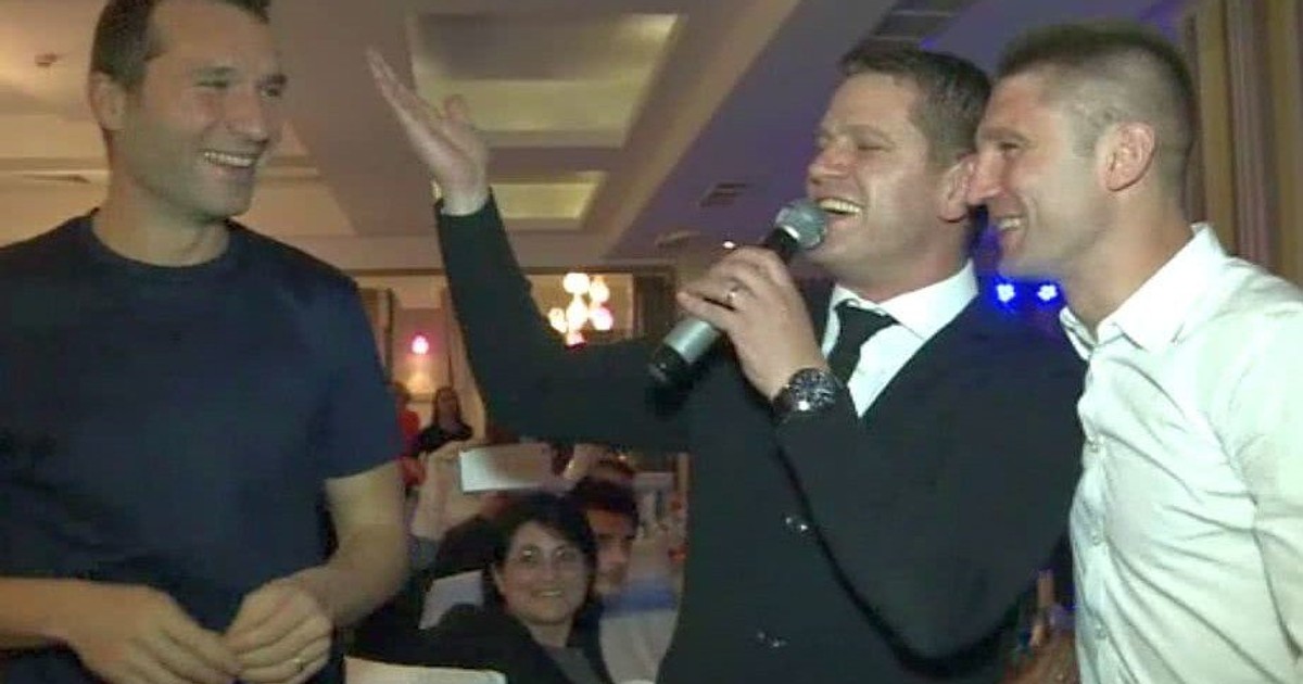 Flavius Stoican a făcut show la petrecerea de final de an a celor de la Poli Iași