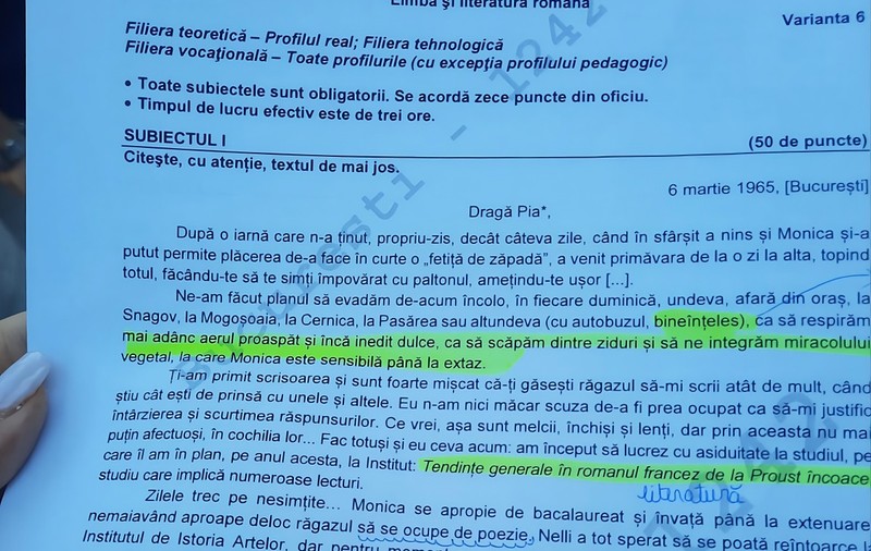 Subiecte Română la BAC 2026 - Bacovia și Arghezi, principalele subiecte de rezolvat. Cum se punctează fiecare cerință