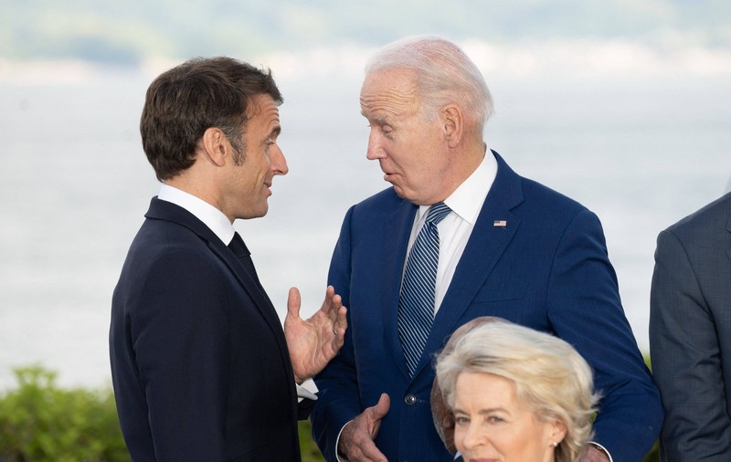 Emmanuel Macron laudă „curajul” lui Joe Biden într-o scrisoare trimisă președintelui american
