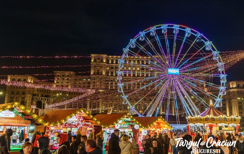 Târgul de Crăciun București 2025. Cât costă să închiriezi o căsuță pentru a vinde sarmale, cârnați și fasole cu ciolan