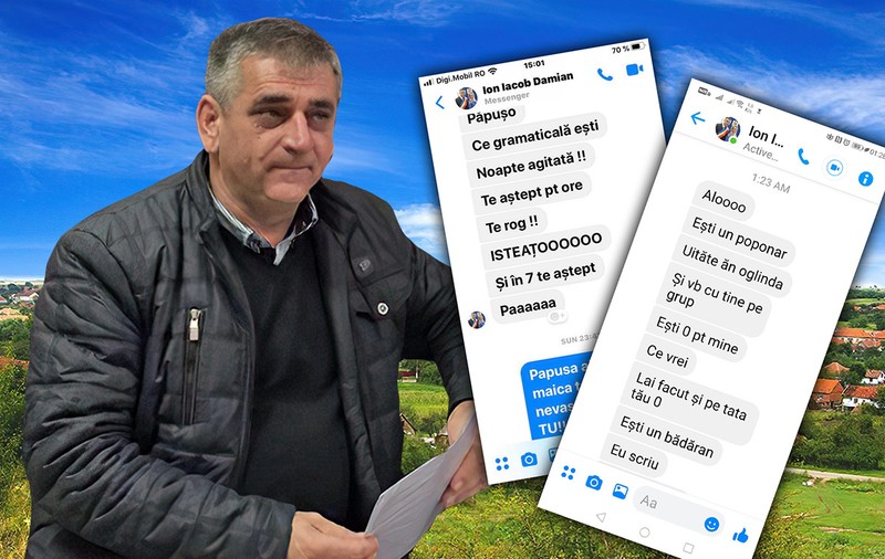 Rămas în funcție după o condamnare penală definitivă, primarul unei comune îi jignește pe cetățenii care îl critică: “Ești un prăpădit, un zero pentru mine”