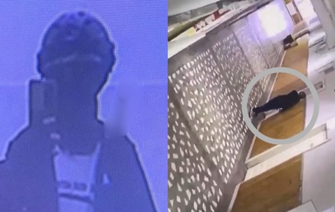 Primele imagini cu elevul care a atacat o profesoară și un elev, la o școală din Bistrița. S-a pozat în baie chiar înainte de atac