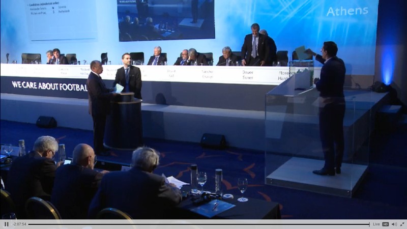 Președintele FRF, Răzvan Burleanu, a votat noul președinte al UEFA