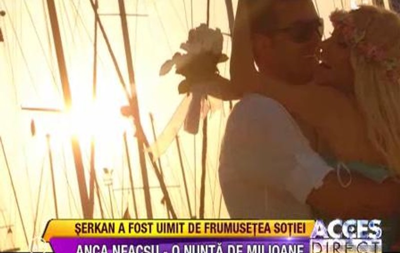 Uite ce frumoasă a fost Anca Neacșu, ex-Asia, la nunta cu iubitul turc pe iaht!