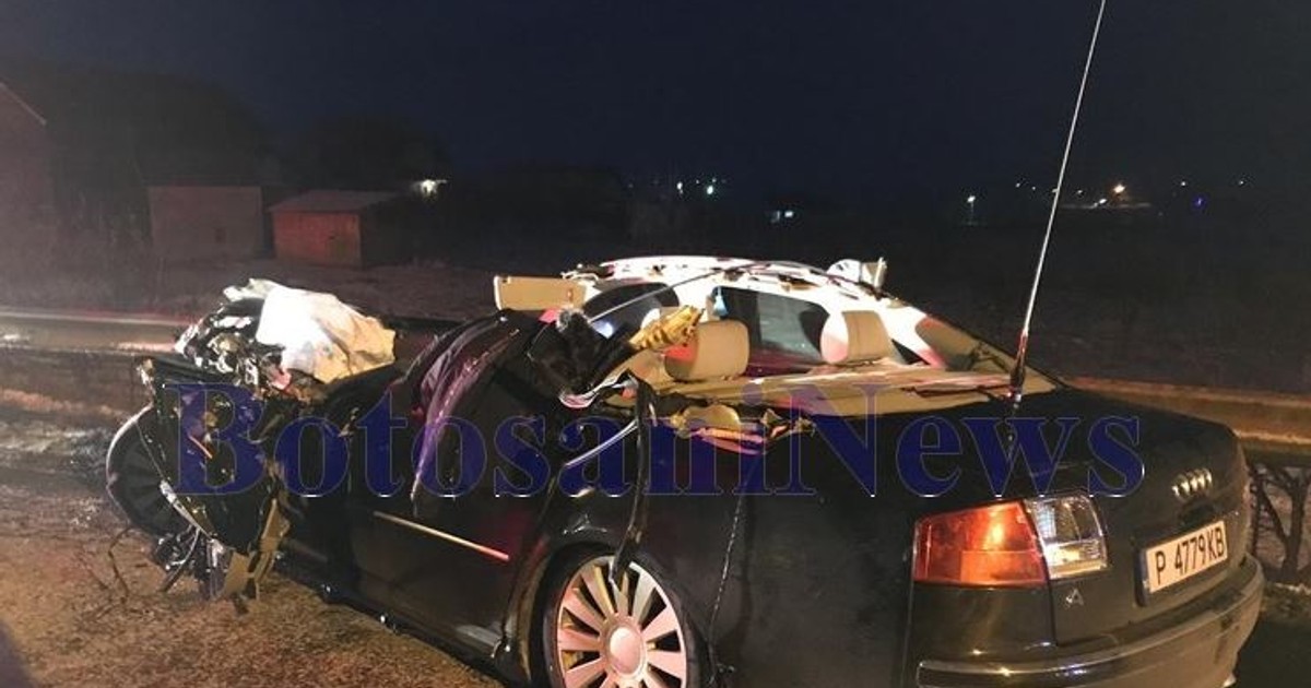 Accident înfiorător în județul Botoșani