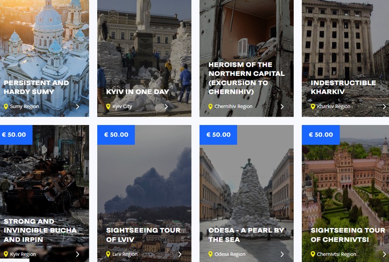 Oferta de pe site-ul agenției VisitUkraine