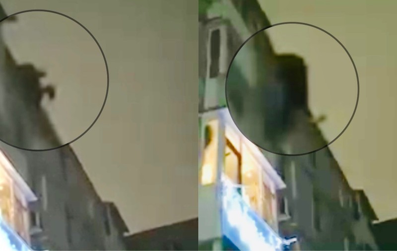 VIDEO | Niște hoți "alpiniști" au fost prinși de poliție în timp ce coborau pe frânghii pe peretele unui bloc