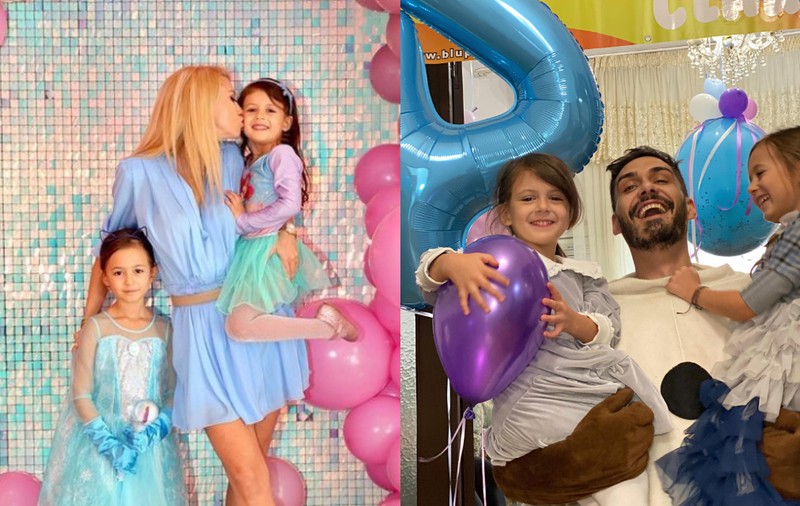 Andreea Bălan și George Burcea au serbat-o separat pe fiica lor cea mică. Clara a avut două petreceri fastuoase