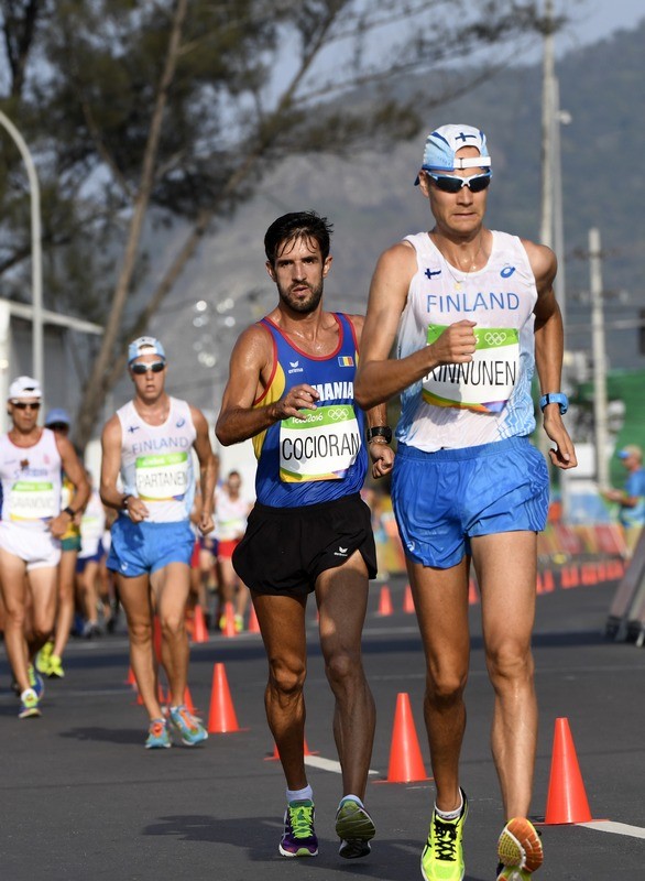 Marius Iulian Cocioran luptă vineri seară pentru o medalie la proba de 50 km marș | Foto: COSR