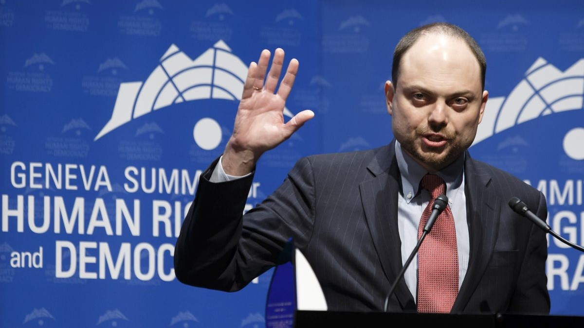 Vladimir Kara-Murza, un important contestatar al regimului Vladimir Putin FOTO: EPA