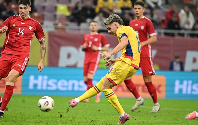 România a învins Republica Moldova, într-un meci amical disputat la București. Urmează jocul decisiv cu Austria, din preliminariile CM 2026