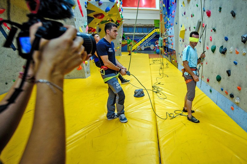 Sportivul Răzvan Nedu și alpinistul Teofil Vlad | Foto: Cris Voinea/icsPhoto