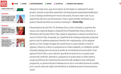 În fake news este invocat și numele președintelui Klaus Iohannis