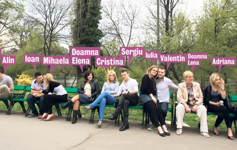 Foto | I-am prins în parc pe concurenţii de la "Noră pentru mama"