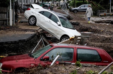 Urmările inundațiilor catastrofale din vestul Germaniei | Foto: EPA