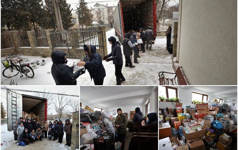 REPORTAJ. Lanțul binelui în vremuri grele: două parohii dobrogene au adunat donaţii din toată ţara pentru satele sărace de lângă Ismail şi Odesa
