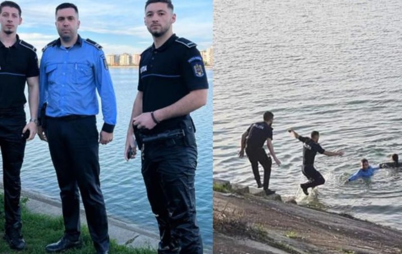 O femeie, salvată în ultimul moment de trei poliţişti după ce a încercat să se sinucidă în Lacul Morii