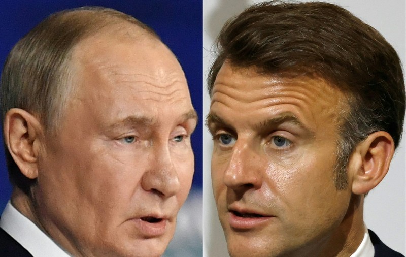 Vladimir Putin și Emmanuel Macron au vorbit la telefon. Kremlinul se laudă cu o „discuție semnificativă”