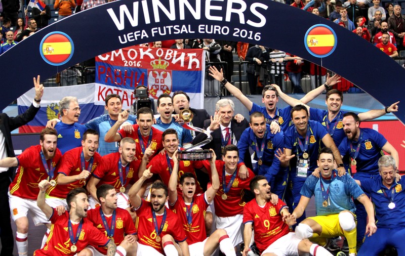Naționala de fotbal în sală a Spaniei a câștigat al șaptelea titlu european / GALERIE FOTO&VIDEO