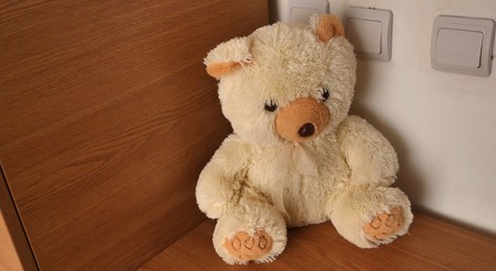 O jucărie de pluș din Centrul de primire urgență victime violență domestică
