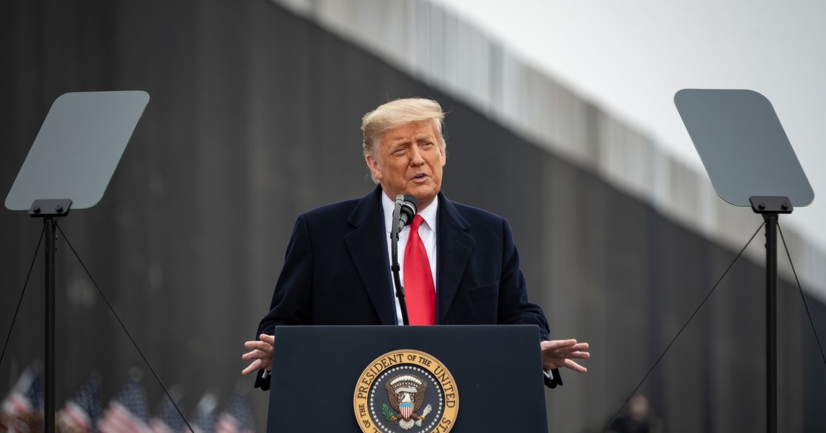 donald trump la granița cu mexic discurs