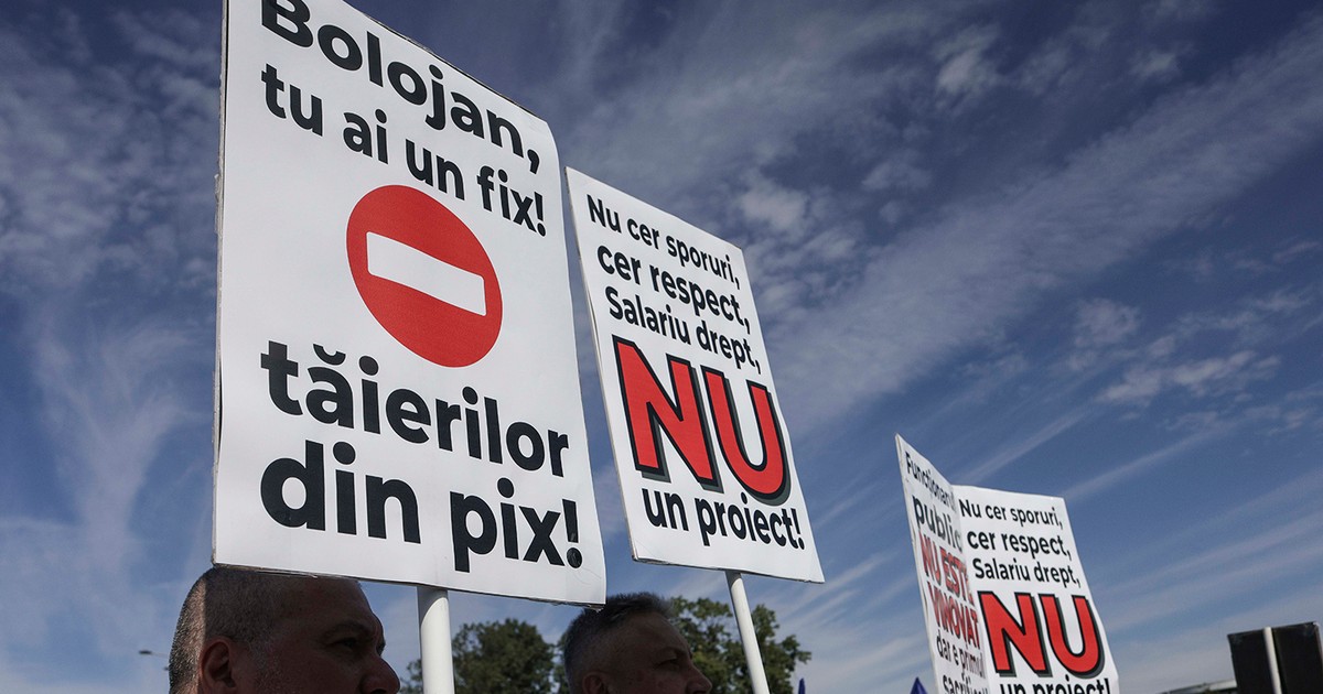 Protest impotriva masurilor de austeritate
