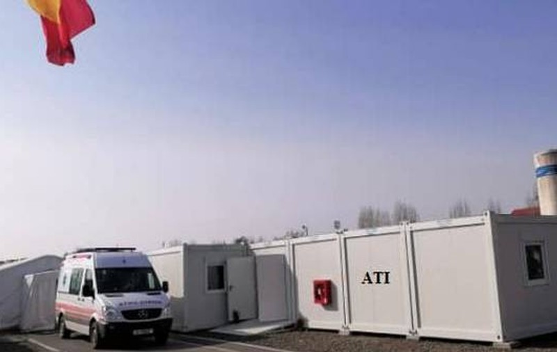 Spitalul modular de COVID de pe stadionul CFR din Timișoara se redeschide, după ce a crescut numărul cazurilor