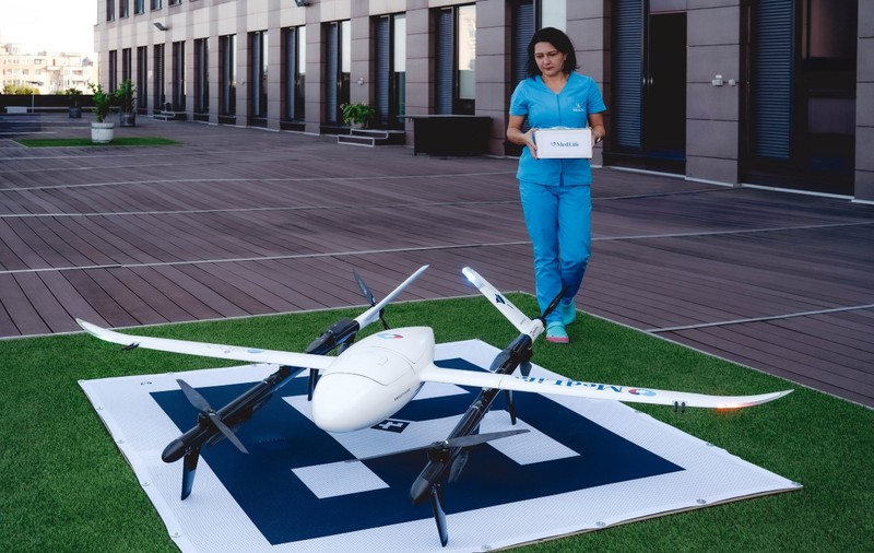 MedLife, primul operator medical privat din Europa Centrală și de Est care transportă probe biologice de laborator prin intermediul dronelor