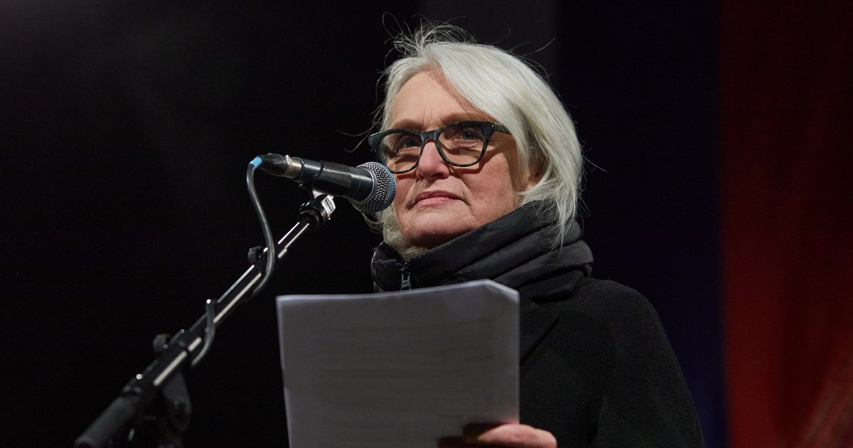 Lucia Stasselova, la o manifestație în Bratislava Foto: Profimedia